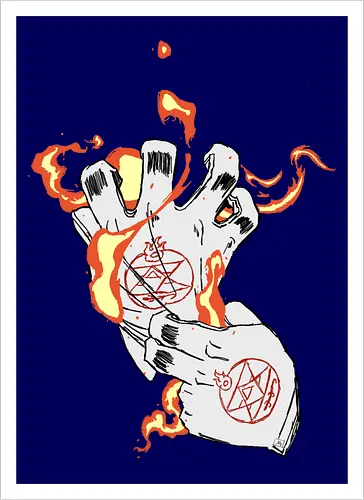 Roy Mustang's gloves- Fullmetal Alchemist fanart