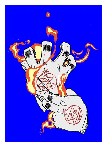 Roy Mustang's gloves- Fullmetal Alchemist fanart