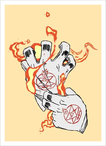 Roy Mustang's gloves- Fullmetal Alchemist fanart