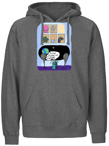 Wer darf als nächster? - Evolution, Erdgeschichte, Zivilisationen, Civilisation, Klimawandel - Fairtrade Hoodie