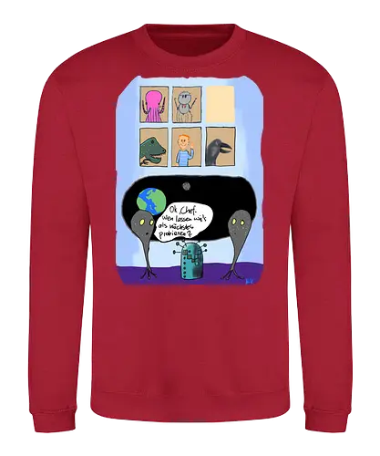 Wer darf als nächster? - Evolution, Erdgeschichte, Zivilisationen, Civilisation, Klimawandel - Sweatshirt