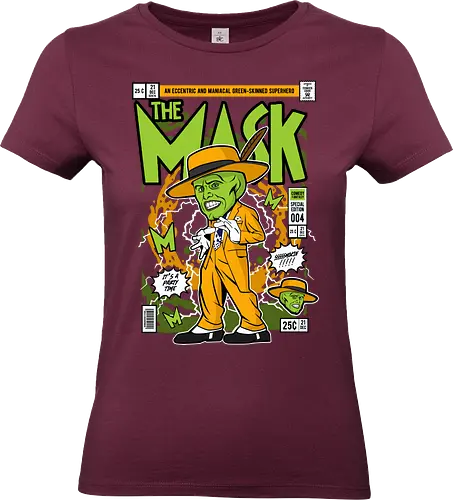 The Mask – Chaos Unleashed - the mask, jim carrey, comedy movie, cartoon chaos, green mask, funny character, funko style, chibi character, pop figure style, stylized design, collectible figure, humor aesthetic, movie icon, cartoon vibe, cute stylized - Standard T-Shirt (Women)
