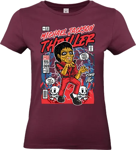 Thriller – Zombie King - thriller, zombie dance, music video, pop legend, 80s music, funko style, chibi dancer, pop figure style, stylized character, collectible design, music icon, horror dance, retro aesthetic, cute spooky - Standard T-Shirt (Women)