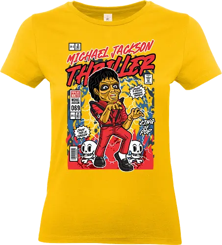 Thriller – Zombie King - thriller, zombie dance, music video, pop legend, 80s music, funko style, chibi dancer, pop figure style, stylized character, collectible design, music icon, horror dance, retro aesthetic, cute spooky - Standard T-Shirt (Women)