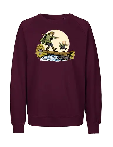 Ser Dunk and Egg - A knight of the seven kingdoms, hedge knight, ser dunk, dunk, Duncan, egg, tall knight, Calvin and Hobbes - Fairtrade Sweatshirt