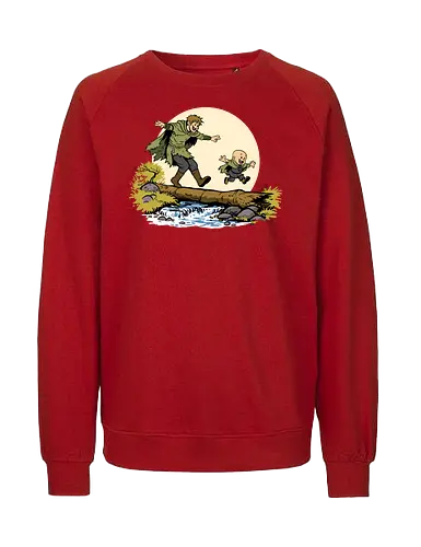 Ser Dunk and Egg - A knight of the seven kingdoms, hedge knight, ser dunk, dunk, Duncan, egg, tall knight, Calvin and Hobbes - Fairtrade Sweatshirt