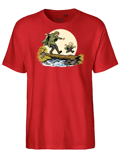Ser Dunk and Egg - A knight of the seven kingdoms, hedge knight, ser dunk, dunk, Duncan, egg, tall knight, Calvin and Hobbes - Fairtrade T-Shirt