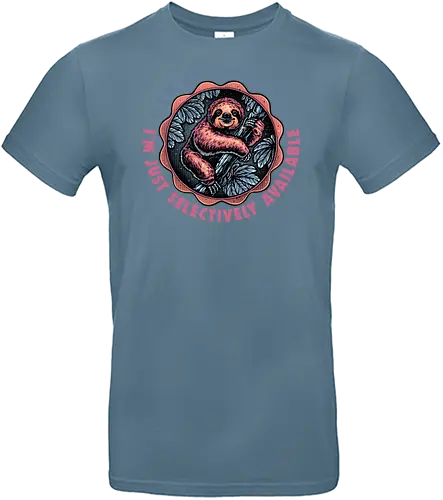 Selectively Available - Sloth, sloths, animal, cute, funny, humor, anti-social, introvert - Standard T-Shirt