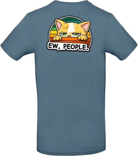 Ew, People. Back - Simlow, Twitch, Streamer, Katze, Chaos, Liebe, Herz - Standard T-Shirt