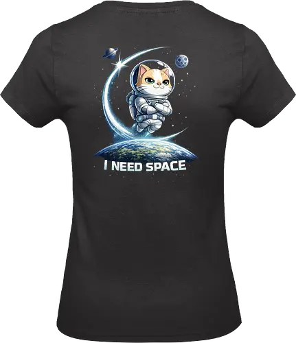 I Need Space Back - Simlow, Twitch, Streamer, Katze, Chaos - Standard T-Shirt (Women)