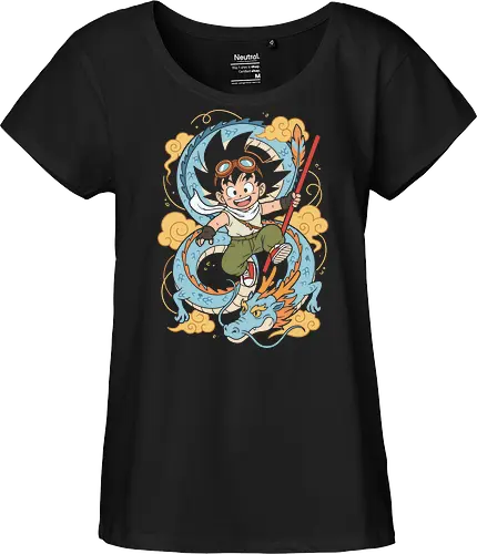 Goku Adventure - Dragon Spirit Anime - Fairtrade Girl Shirt