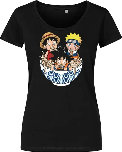 pirate, Shinobi, Goku Ramen Crossover