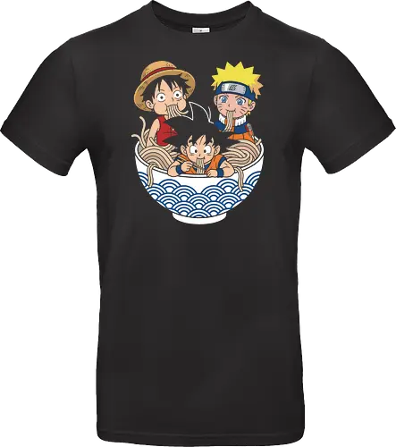 pirate, Shinobi, Goku Ramen Crossover