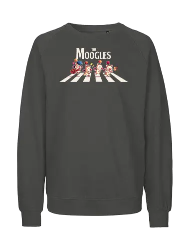 The Moogles - Final, abbey road, rpg, jrpg, games, old games, cloud, Gaming, Villain, beatles, Kupo, cute, fantasy 7 - Fairtrade Sweatshirt