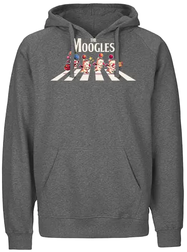 The Moogles - Final, abbey road, rpg, jrpg, games, old games, cloud, Gaming, Villain, beatles, Kupo, cute, fantasy 7 - Fairtrade Hoodie