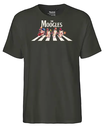 The Moogles - Final, abbey road, rpg, jrpg, games, old games, cloud, Gaming, Villain, beatles, Kupo, cute, fantasy 7 - Fairtrade T-Shirt