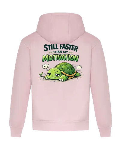 Still faster than my Motivation Back - Simlow, Twitch, Streamer, Katze, Chaos, Turtle - Heavyweight Hoodie