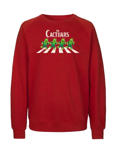 The Cactuars - Final, abbey road, rpg, jrpg, games, old games, cloud, Gaming, Villain, beatles, Cactus, needle, fantasy 7 - Fairtrade Sweatshirt