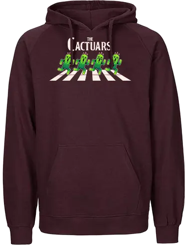 The Cactuars - Final, abbey road, rpg, jrpg, games, old games, cloud, Gaming, Villain, beatles, Cactus, needle, fantasy 7 - Fairtrade Hoodie