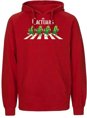 The Cactuars - Final, abbey road, rpg, jrpg, games, old games, cloud, Gaming, Villain, beatles, Cactus, needle, fantasy 7 - Fairtrade Hoodie
