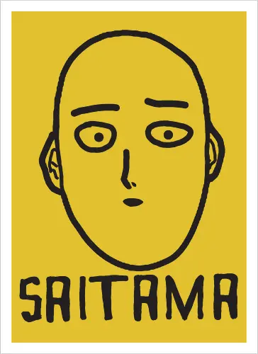 Der stärkste Held der Welt - Saitama Shirt, Anime Kleidung, Geek Mode, Nerd Shirt, Manga Stil, stärkster Held, Otaku Kultur, Nerd Streetwear, minimalistisches Anime-Shirt, ONE Manga, Geek Geschenk, Anime Print, Otaku Shirt, Punch Man T-Shirt, Punch Man Merch - Artprint