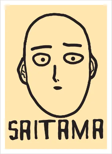 Der stärkste Held der Welt - Saitama Shirt, Anime Kleidung, Geek Mode, Nerd Shirt, Manga Stil, stärkster Held, Otaku Kultur, Nerd Streetwear, minimalistisches Anime-Shirt, ONE Manga, Geek Geschenk, Anime Print, Otaku Shirt, Punch Man T-Shirt, Punch Man Merch - Artprint