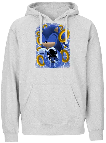 Classic Blue Hedgehog - Hedgehog, hedgehog, game - Fairtrade Hoodie