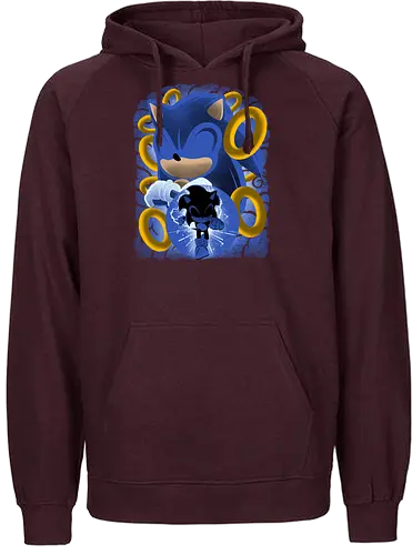 Classic Blue Hedgehog - Hedgehog, hedgehog, game - Fairtrade Hoodie