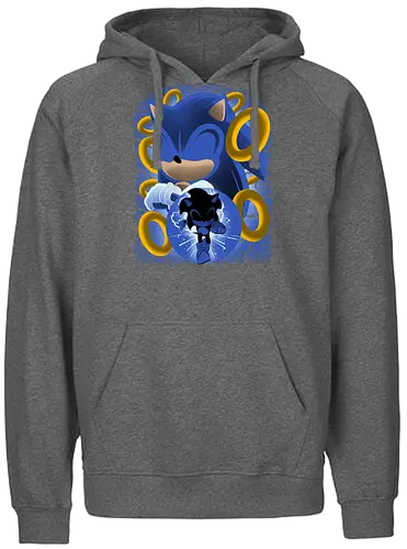 Classic Blue Hedgehog - Hedgehog, hedgehog, game - Fairtrade Hoodie