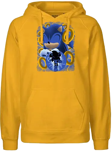 Classic Blue Hedgehog - Hedgehog, hedgehog, game - Fairtrade Hoodie