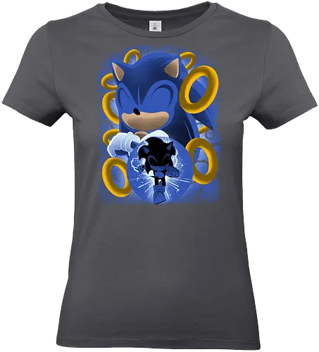 Classic Blue Hedgehog - Hedgehog, hedgehog, game - Standard T-Shirt (Women)