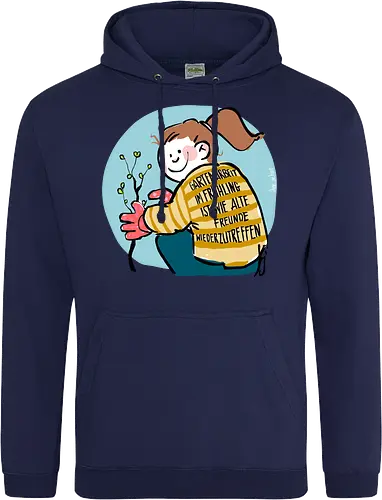 Gartenarbeit im Frühling.. - Ringelpullisprüche, Ringeldinger, streifenweise, Spruch, Weisheit, Motivation, Ringelpulli, SprücheShirt, Cartoon Illustration, Statement, Handgezeichnet, Humor, Selbstironie, Streifenpulli, Spruchshirt, deutsch - Standard Hoodie