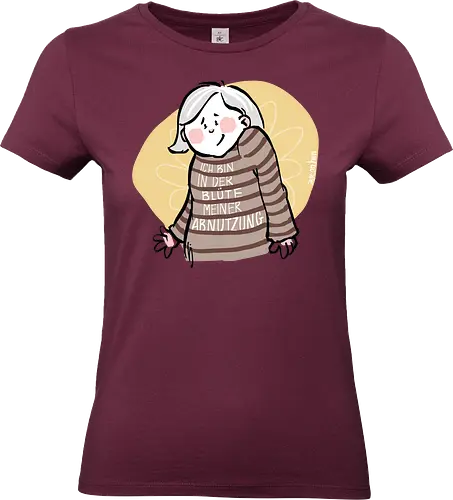 Ich bin in der Blüte.. - Ringelpullisprüche, Ringeldinger, streifenweise, Spruch, Weisheit, Motivation, Ringelpulli, SprücheShirt, Cartoon Illustration, Statement, Handgezeichnet, Humor, Selbstironie, Streifenpulli, Spruchshirt, deutsch - Standard T-Shirt (Women)