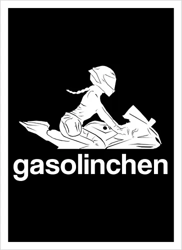 Gasolinchen print weiß