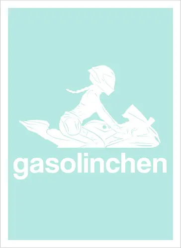 Gasolinchen print weiß