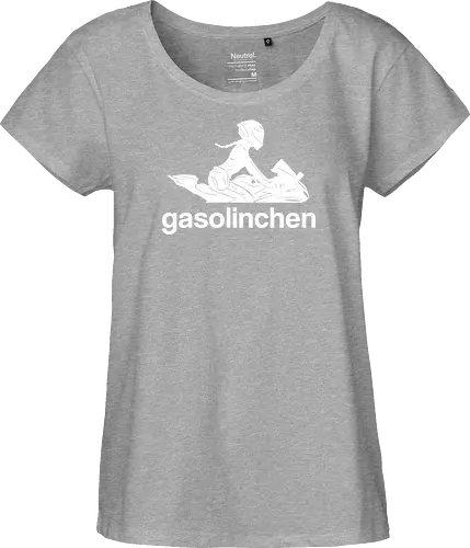 Gasolinchen print weiß