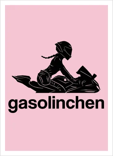 Gasolinchen Print black