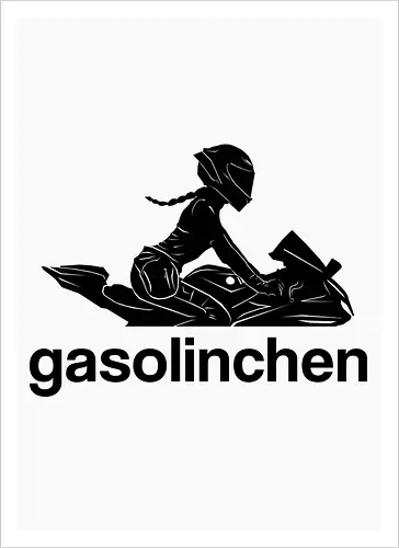 Gasolinchen Print black