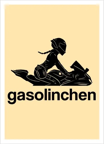 Gasolinchen Print black