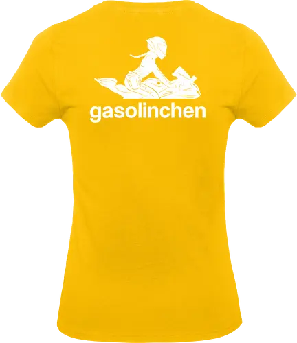 Gasolinchen Back Logo - motorrad, creator, logo - Standard T-Shirt (Women)
