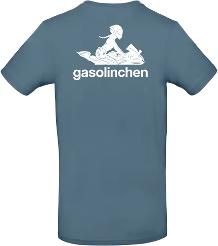 Gasolinchen Back Logo - motorrad, creator, logo - Standard T-Shirt