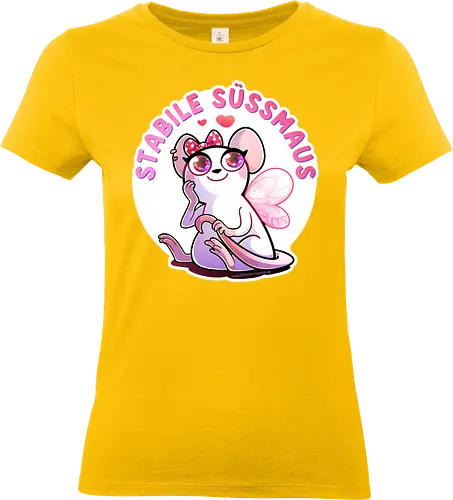 Stabile Süßmaus - süßmaus, maus, stabil, Fee, niedlich, comic, cute - Standard T-Shirt (Women)