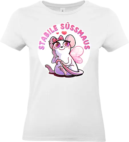 Stabile Süßmaus - süßmaus, maus, stabil, Fee, niedlich, comic, cute - Standard T-Shirt (Women)