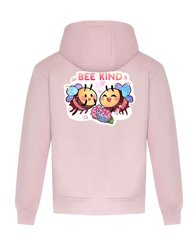 Bee Kind - cute, niedlich, biene, bee, bee kind, comic, blumen, flowers - Heavyweight Hoodie