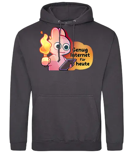 Genug Internet - genug Internet, comic, meme, lustig, funny, rabbit, hase, enough internet - Standard Hoodie