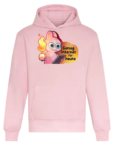 Genug Internet - genug Internet, comic, meme, lustig, funny, rabbit, hase, enough internet - Heavyweight Hoodie