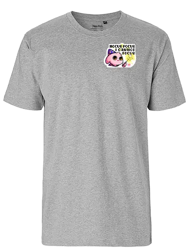 Hocus Pocus, i cannot focus - hocus pocus, focus, funny, lustig, meme, bunny, rabbit, comic - Fairtrade T-Shirt