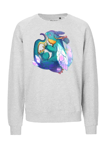 Owlard - cute, niedlich, creature, lizard, echse, eule, owl, fairy - Fairtrade Sweatshirt