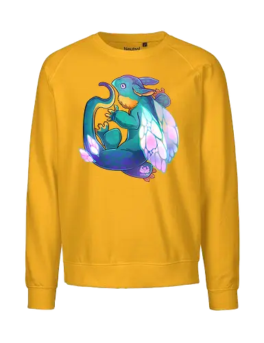 Owlard - cute, niedlich, creature, lizard, echse, eule, owl, fairy - Fairtrade Sweatshirt