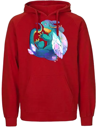 Owlard - cute, niedlich, creature, lizard, echse, eule, owl, fairy - Fairtrade Hoodie